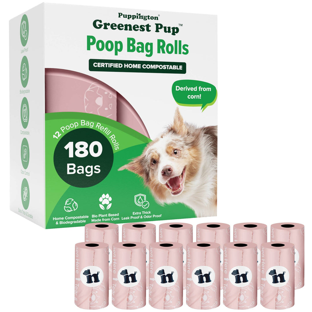 Triple-Certified Compostable Thick Dog Poop Bags
