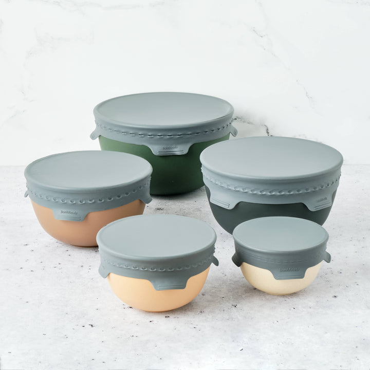 Bamboozle Mixing Bowl Lids — 5-Piece Set