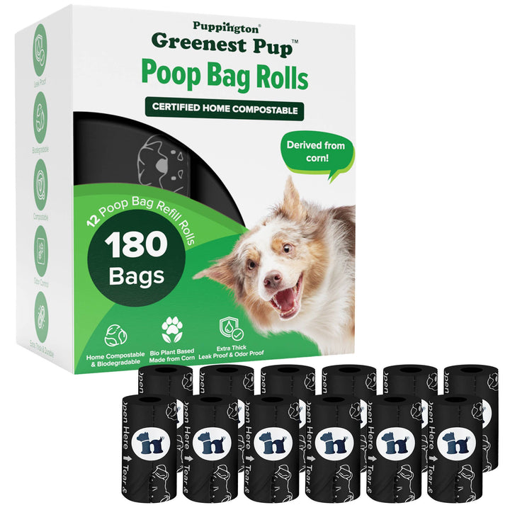 Triple-Certified Compostable Thick Dog Poop Bags