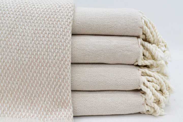 Beige Turkish Hand Towel