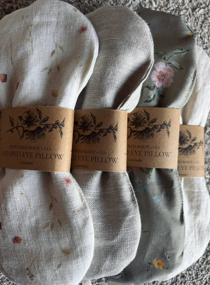 Handmade Eye Pillow — Rice &amp; Optional Lavender