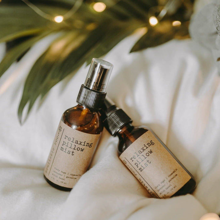 Relaxing Pillow Spray — Lavender, Chamomile, Geranium &amp; Clary Sage