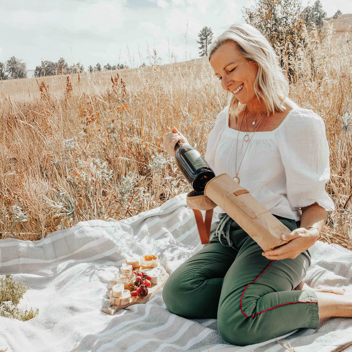 Insulated Wine &amp; Spirits Cooler Tote — Washable Paper®