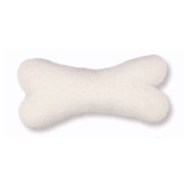 Eco Wool Dog Bone Toy — Fair Trade, Hand-Felted