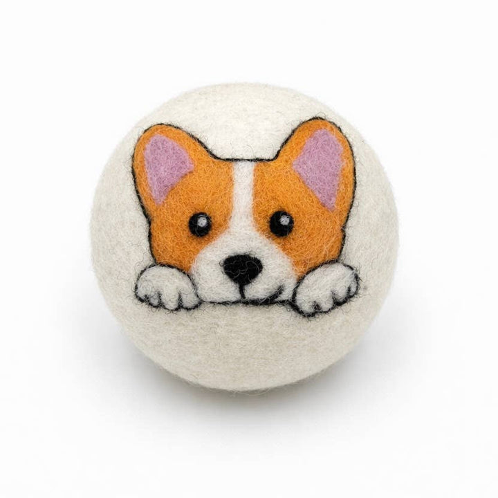 Eco Wool Dryer Balls — Dog Shapes, Fair Trade