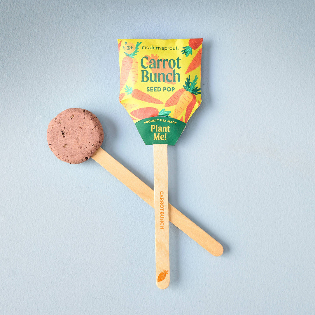 Garden Seed Pops — Variety Pack (Strawberry, Sweet Basil &amp; Carrot)