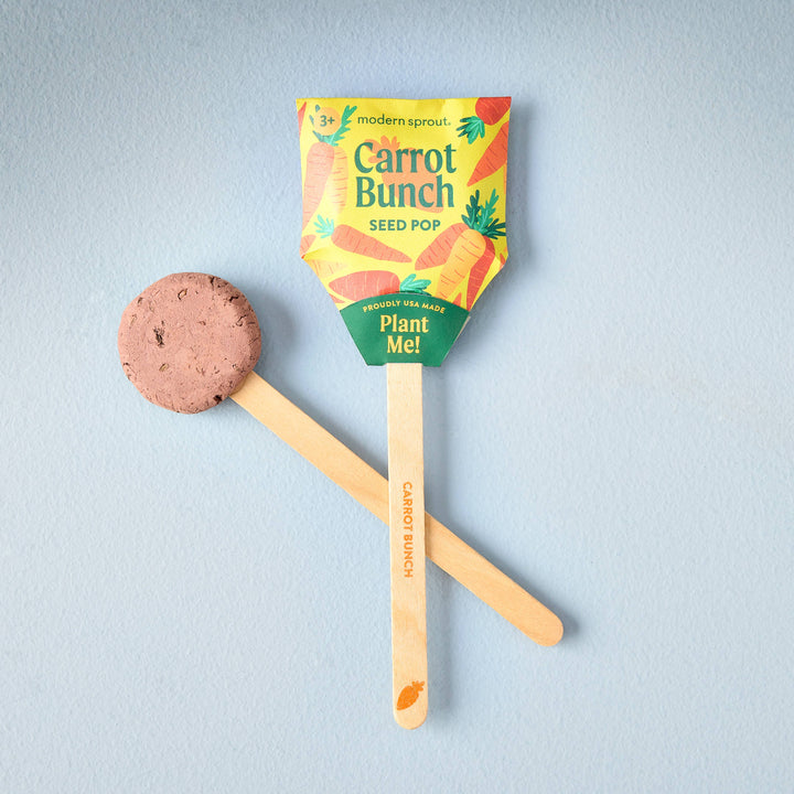 Garden Seed Pops — Variety Pack (Strawberry, Sweet Basil &amp; Carrot)