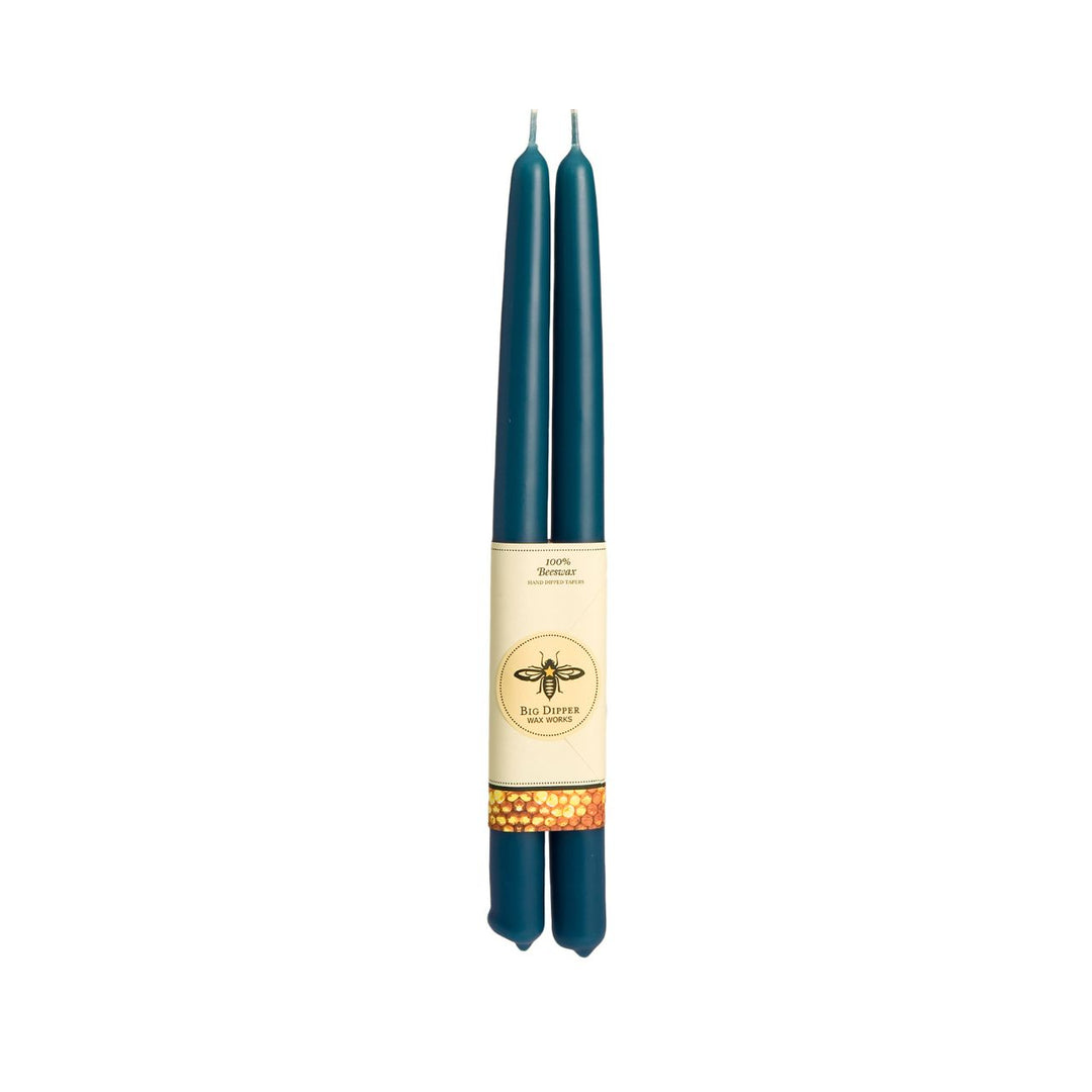 100% Pure Beeswax Taper Candles — Hand-Dipped