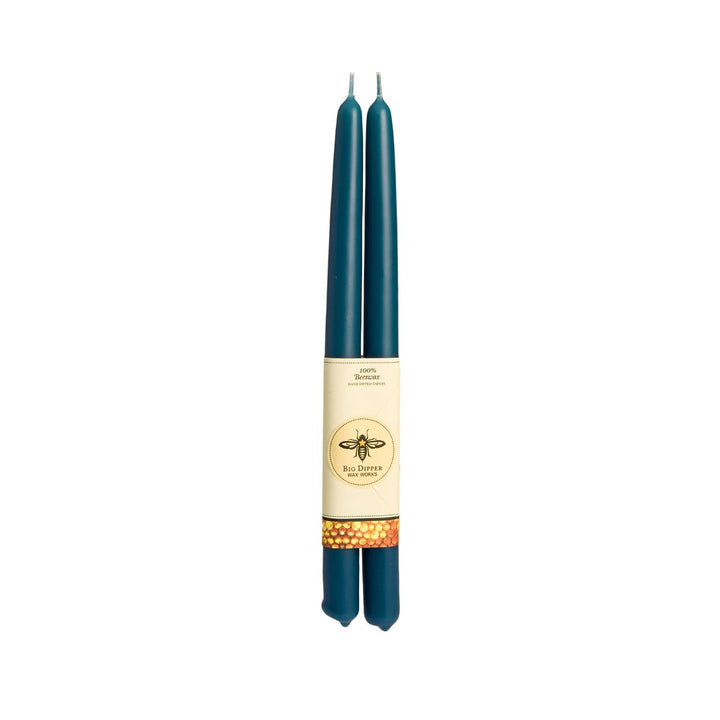100% Pure Beeswax Taper Candles — Hand-Dipped