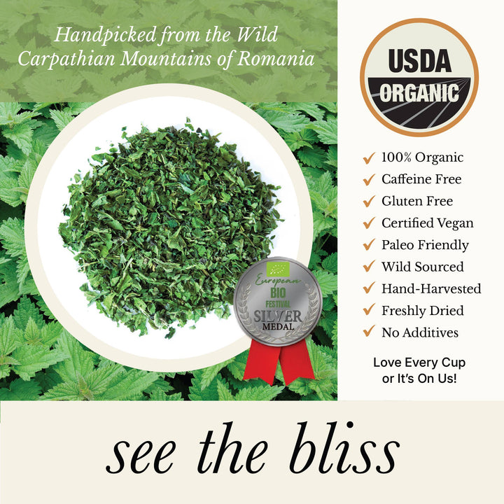 Organic Wild Stinging Nettle — Loose Leaf Wellness Tea
