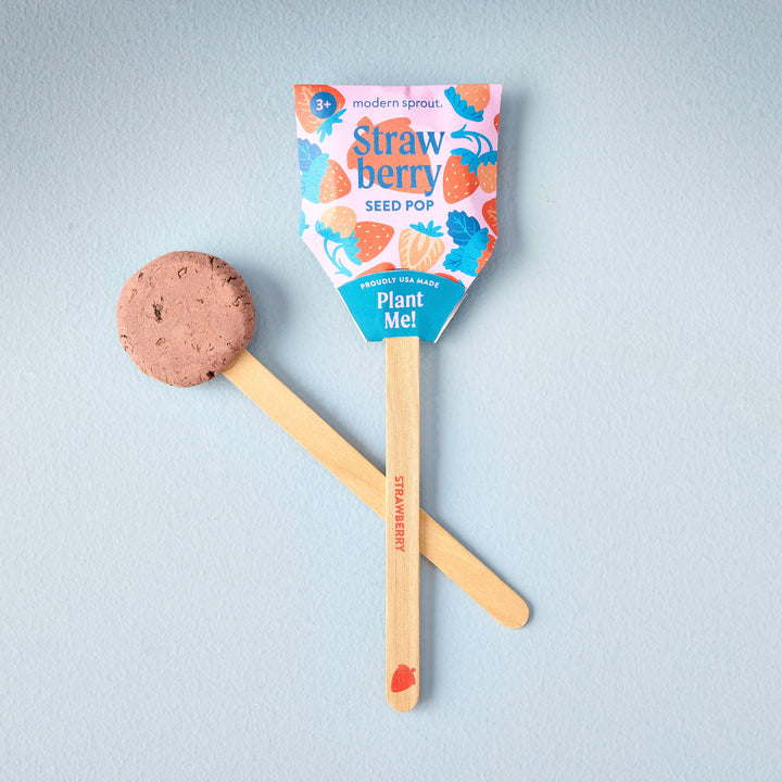 Garden Seed Pops — Variety Pack (Strawberry, Sweet Basil &amp; Carrot)