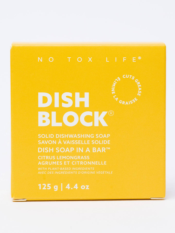 No Tox Life® Dish Block® Solid Dish Soap — Citrus Lemongrass