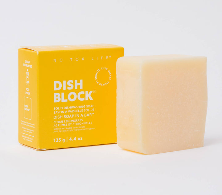 No Tox Life® Dish Block® Solid Dish Soap — Citrus Lemongrass