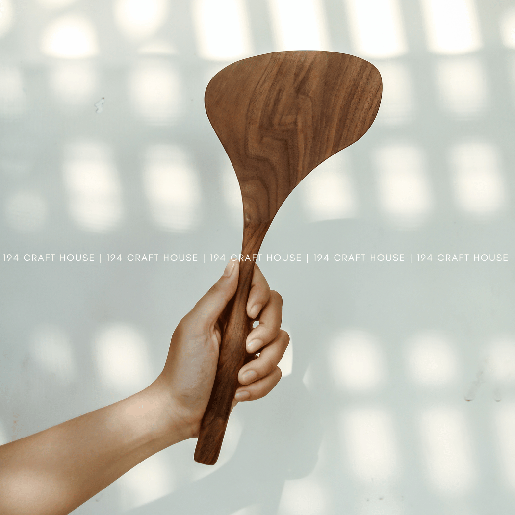 Walnut Wooden Spoon &amp; Spatula Set (Set of 4)