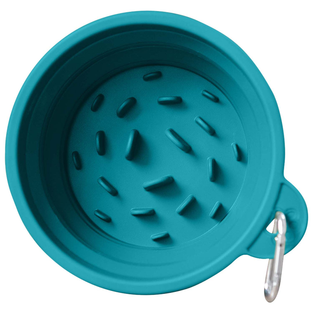 Puppington Slow Feeder/Water Travel Bowl