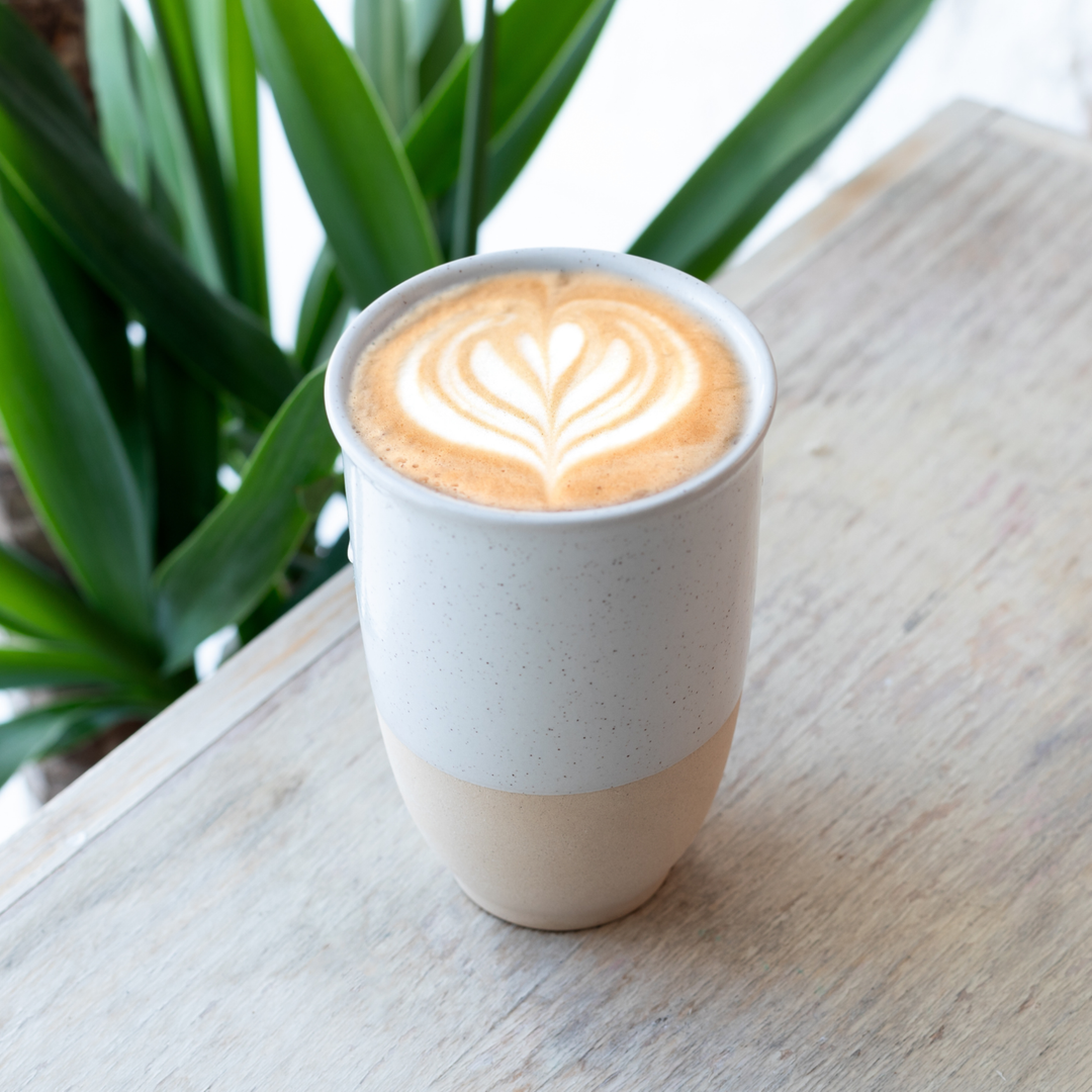 Dune Ceramic Travel Mug — 12 oz with Lid &amp; Sleeve