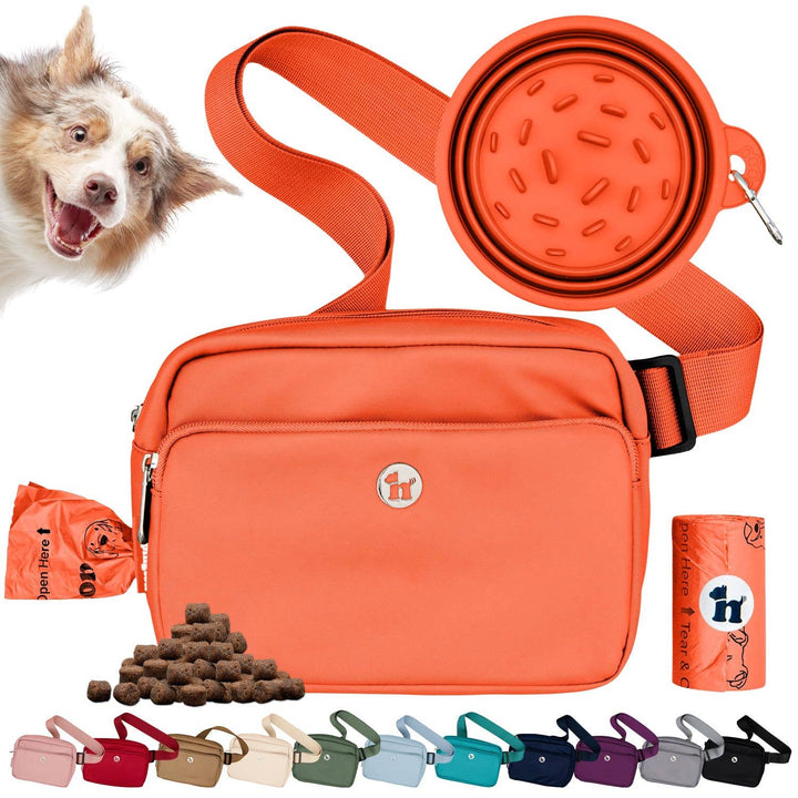 3-in-1 Crossbody Dog Bag with Bowl &amp; Poop Bags — Puppington