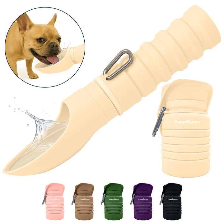Puppington Flip &amp; Serve Dog Water Bottle