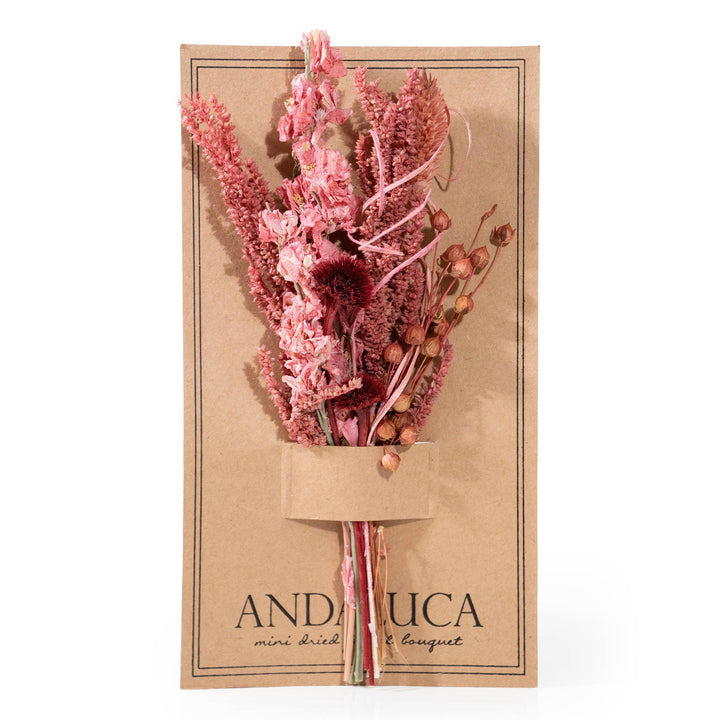 Pink Wildflower Mini Bouquet - Dried