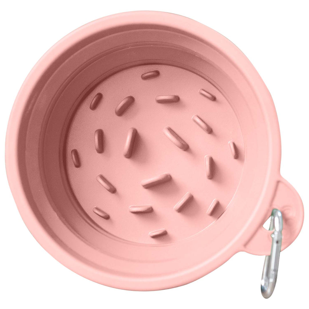 Puppington Slow Feeder/Water Travel Bowl
