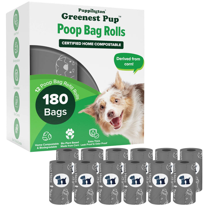 Triple-Certified Compostable Thick Dog Poop Bags