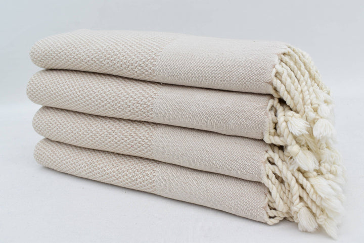 Beige Turkish Hand Towel