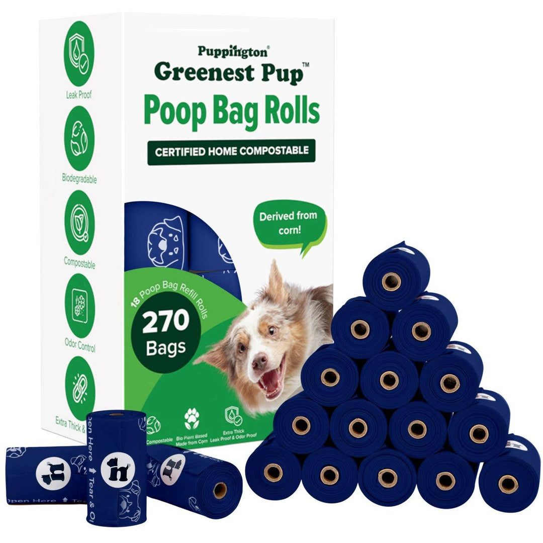 Triple-Certified Compostable Thick Dog Poop Bags