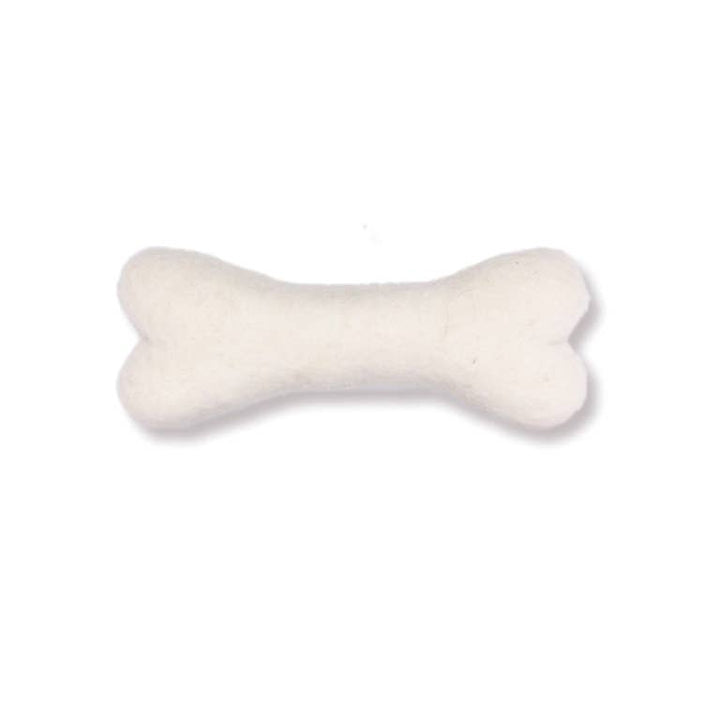 Eco Wool Dog Bone Toy — Fair Trade, Hand-Felted