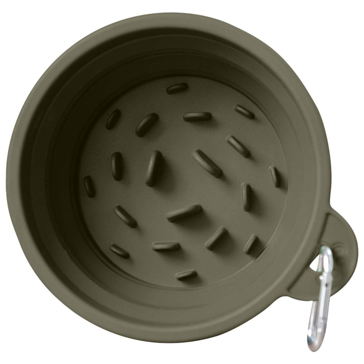 Puppington Slow Feeder/Water Travel Bowl