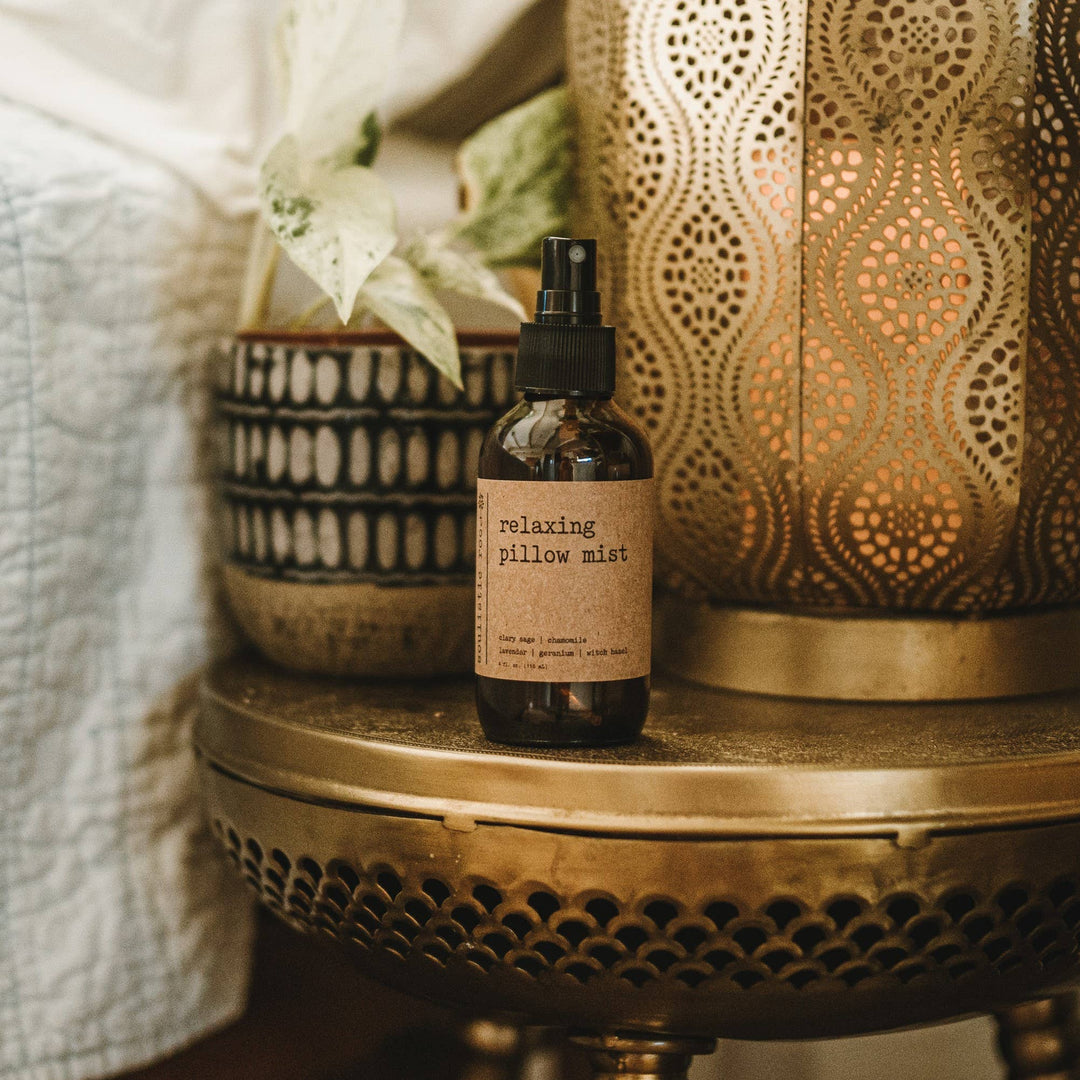 Relaxing Pillow Spray — Lavender, Chamomile, Geranium &amp; Clary Sage