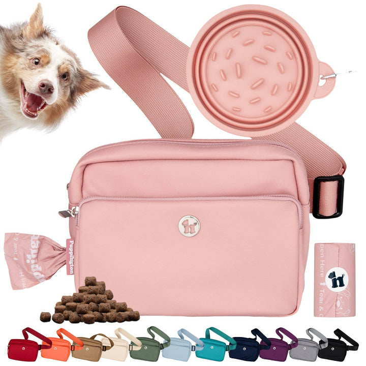 3-in-1 Crossbody Dog Bag with Bowl &amp; Poop Bags — Puppington
