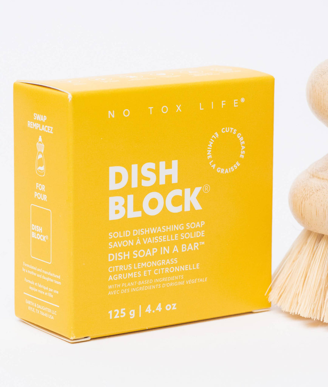 No Tox Life® Dish Block® Solid Dish Soap — Citrus Lemongrass