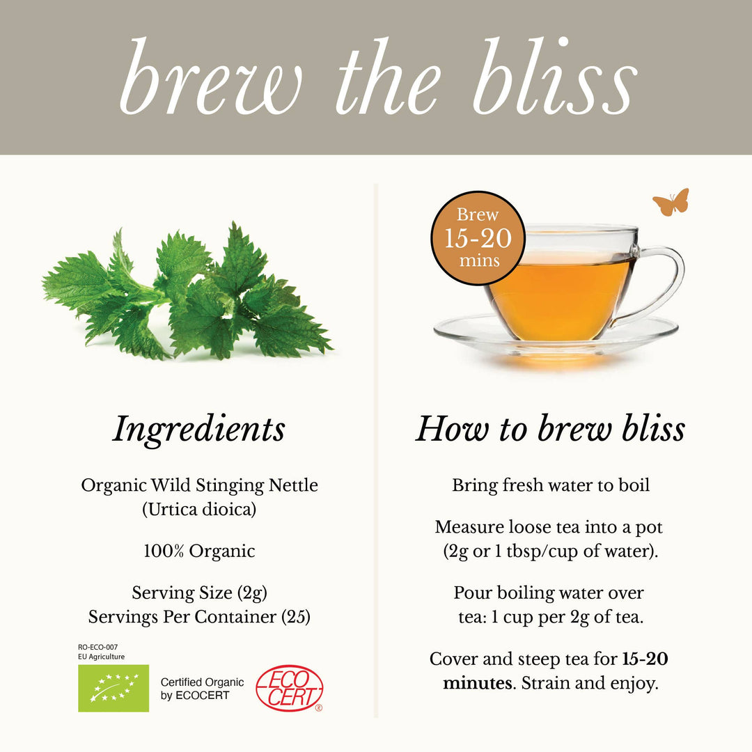 Organic Wild Stinging Nettle — Loose Leaf Wellness Tea