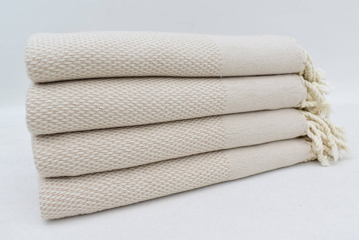 Beige Turkish Hand Towel