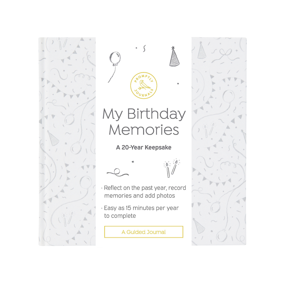 My Birthday Memories Journal — 20-Year Keepsake