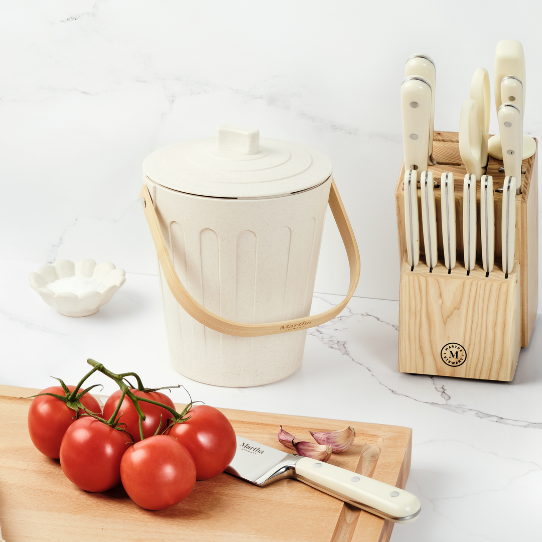 Martha Stewart x Bamboozle Indoor Compost Bin