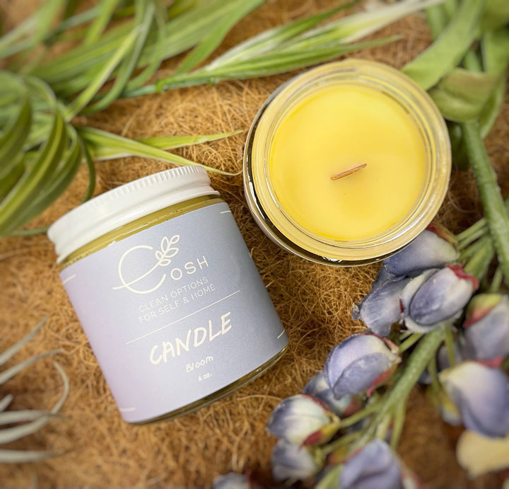 Beeswax &amp; Coconut Oil Candle — Lavender o Cedarwood Pine