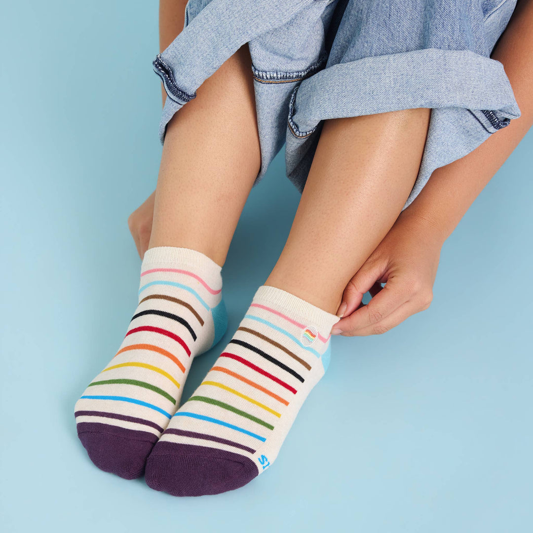 Ankle Socks That Save LGBTQ Lives — Pride Flag