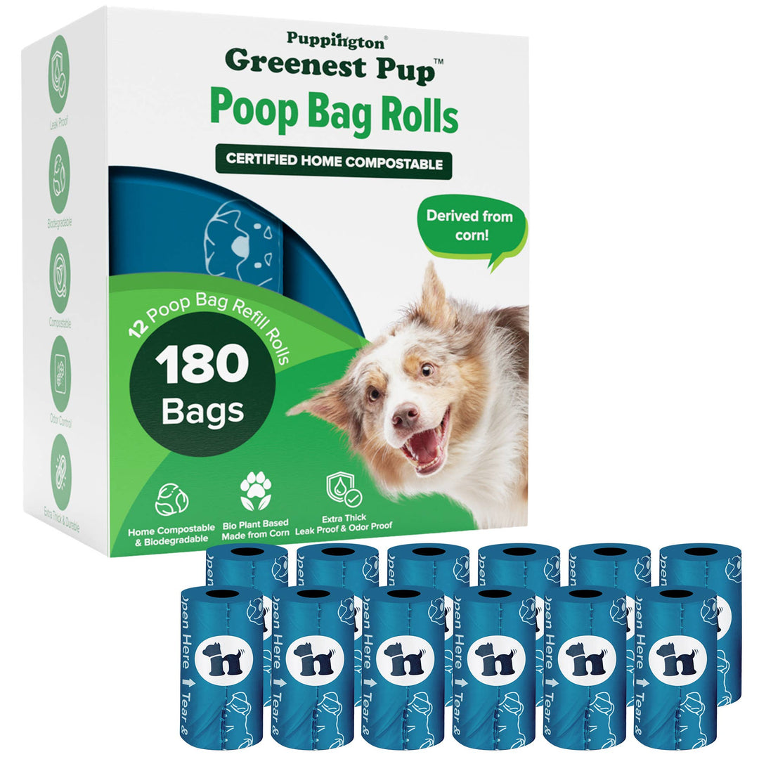 Triple-Certified Compostable Thick Dog Poop Bags