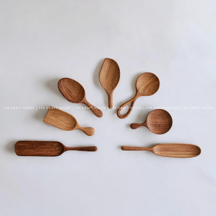 Wooden Measuring Spoons &amp; Scoops — Coffee, Tea &amp; Pantry