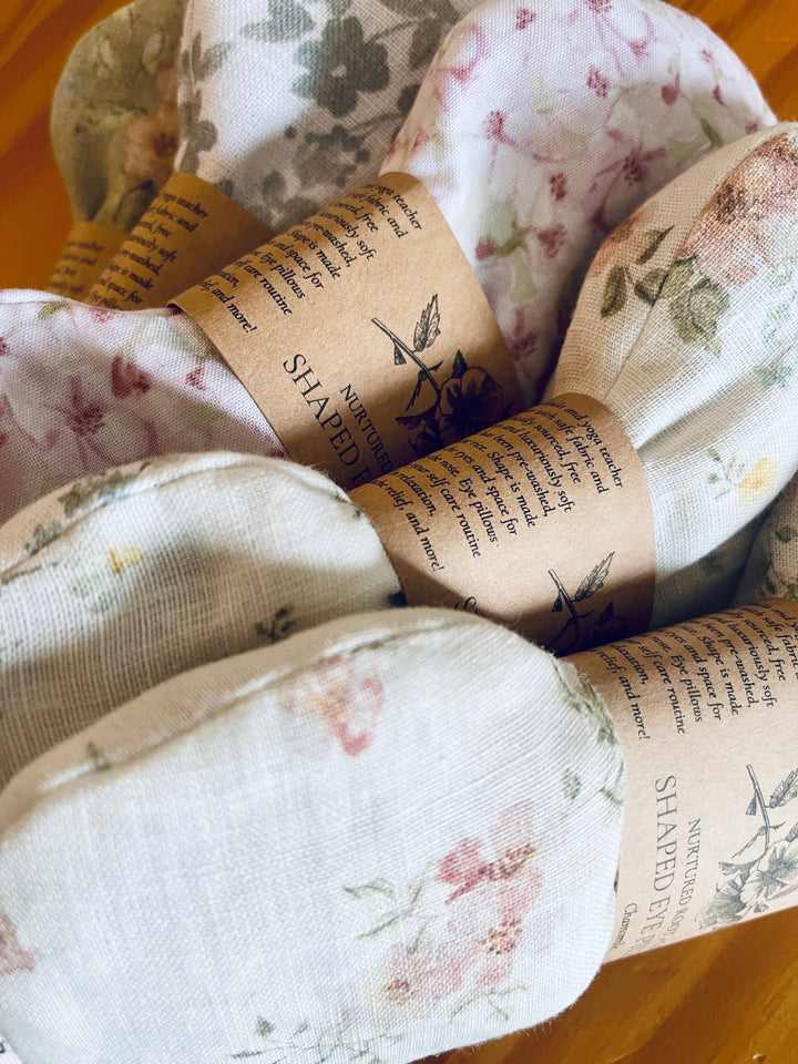 Handmade Eye Pillow — Rice &amp; Optional Lavender