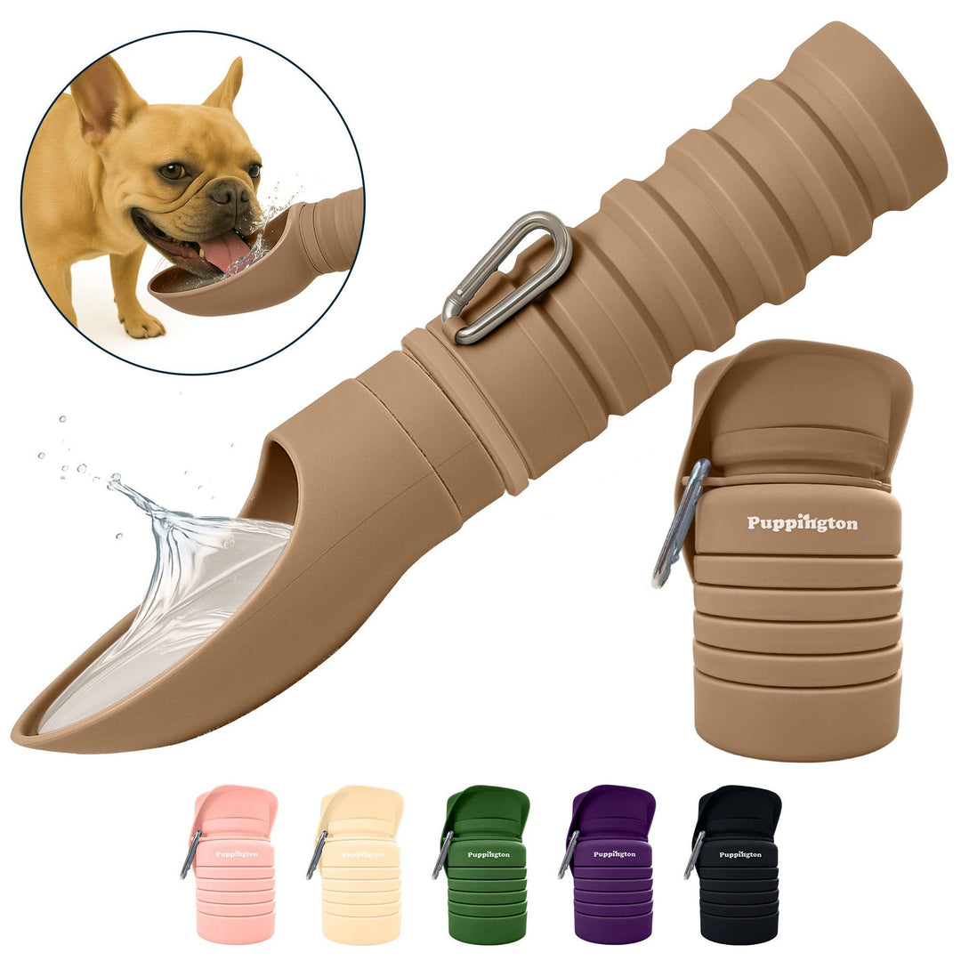 Puppington Flip &amp; Serve Dog Water Bottle