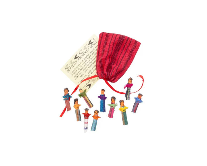 Guatemalan Worry Dolls (Set of 10)