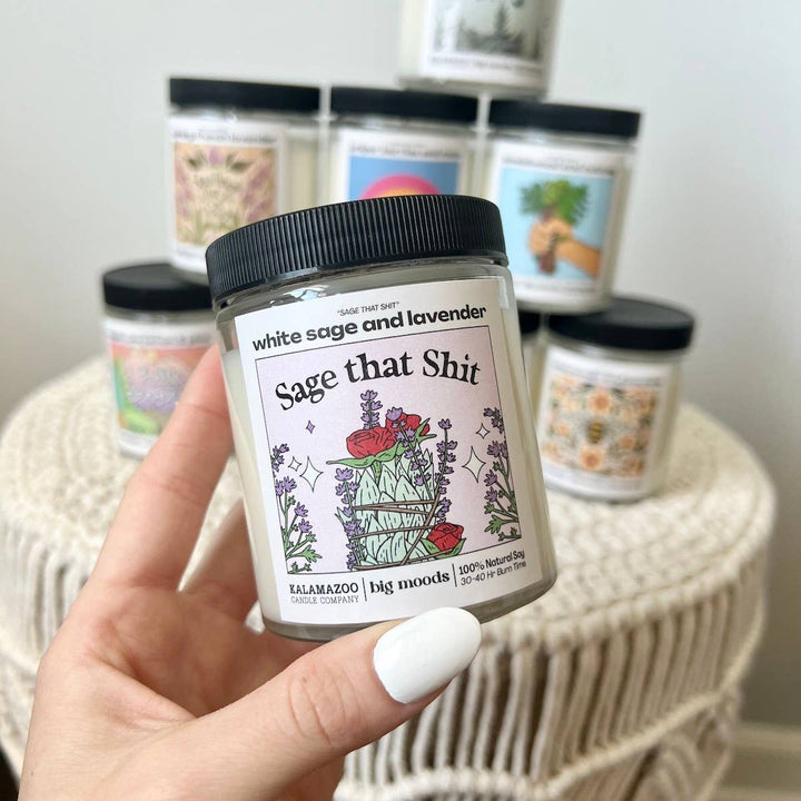 "Sage That Shit" Candle — White Sage &amp; Lavender