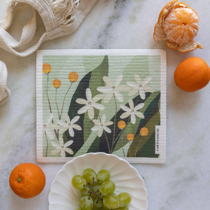 Floral Swedish Dishcloths — 6-Pack Gift Set