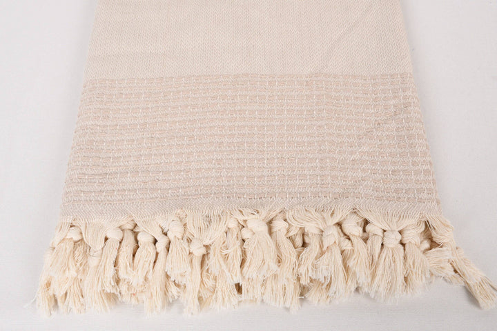 Luxury Organic Cotton Throw Blanket — Cozy Bed Cover