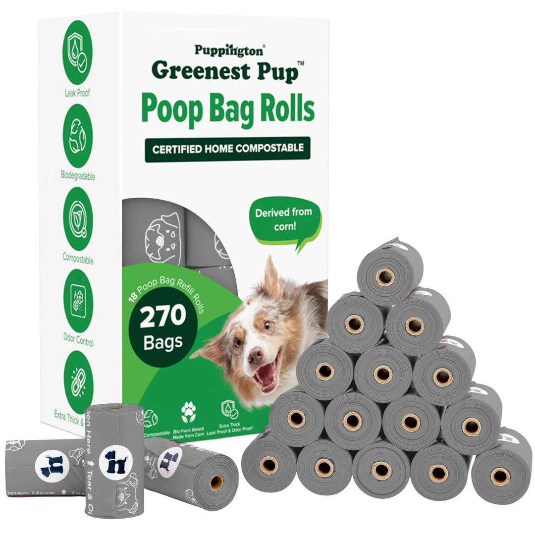 Triple-Certified Compostable Thick Dog Poop Bags
