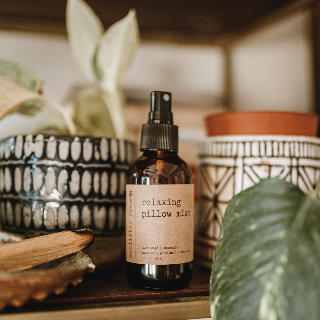 Relaxing Pillow Spray — Lavender, Chamomile, Geranium &amp; Clary Sage