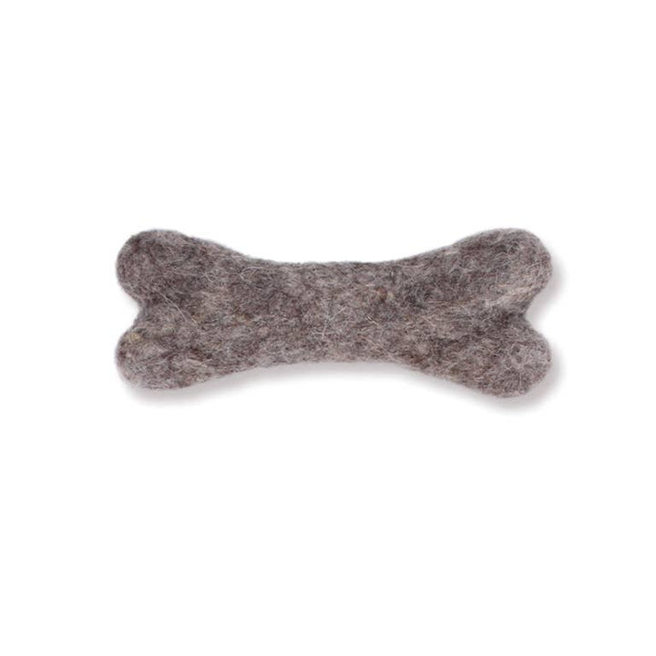 Eco Wool Dog Bone Toy — Fair Trade, Hand-Felted