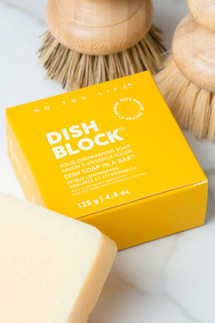 No Tox Life® Dish Block® Solid Dish Soap — Citrus Lemongrass